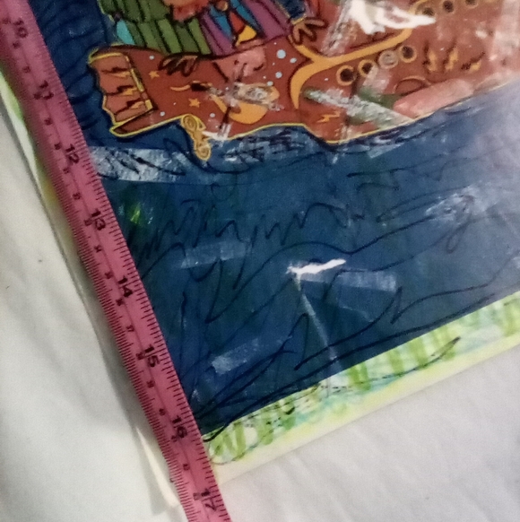 🎨Electric Submarine Mixed Media Art🖼 - Picture 3 of 7